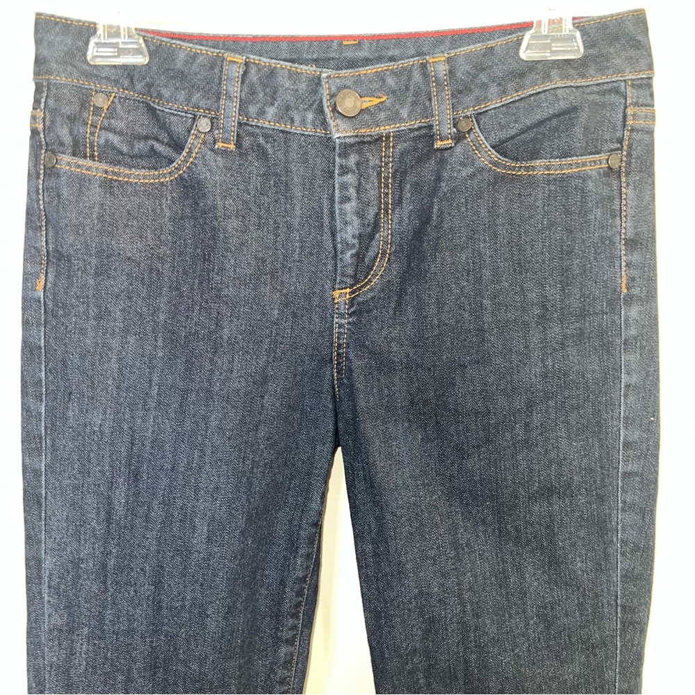 Talbots Straight Leg Ankle Jeans Dark Wash High Rise Women 6P Like New - Picture 4 of 9